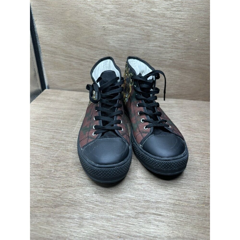 Disney Kingdom Hearts  Mens Sneaker Shoes Men’s  Size 11 Black Red High Top